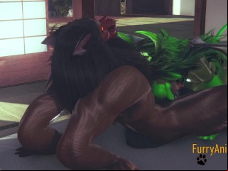 Furry Yaoi - Demond Lorelei & Bogeyman Yiff 1/2